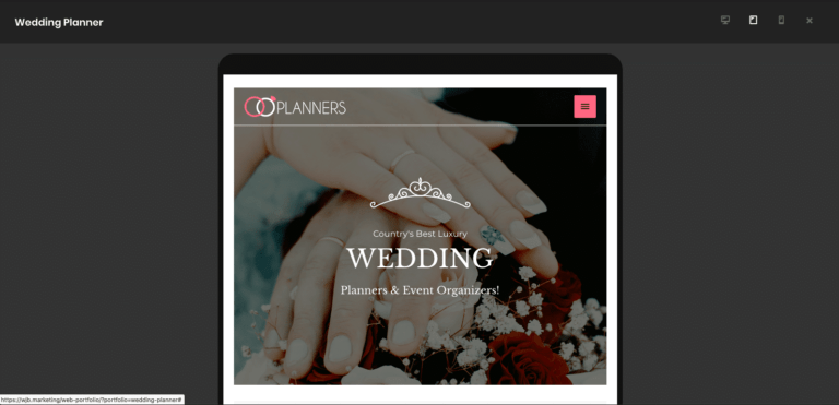 Responsive-Website-Design-The-Wedding-Planner-table-view