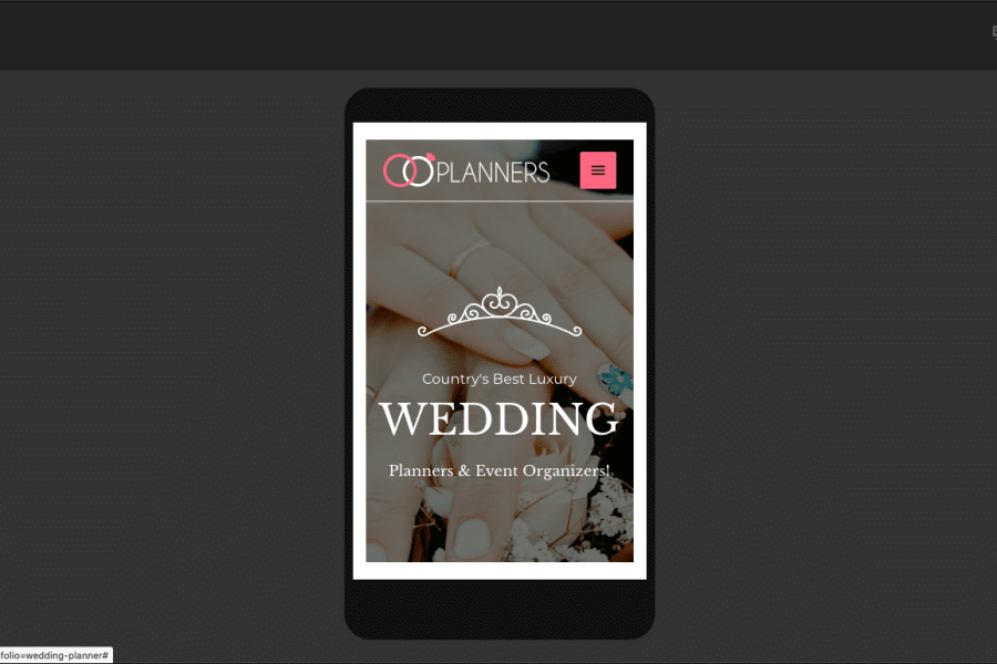 Custom-Responosive-Website-Design-The-Wedding-Planner-phone-view.